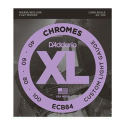 D'Addario ECB84 corda per strumenti musicali Basso 4 pz Cromo Chitarra
