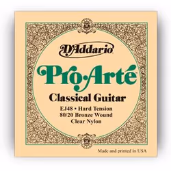 D'Addario EJ48, Chitarra, Nylon, Classico, 6 pz
