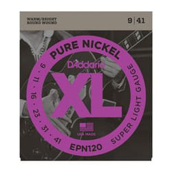D'Addario EPN120 corda per strumenti musicali Elettrico 6 pz Acciaio Chitarra