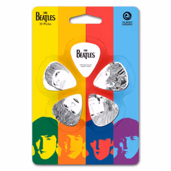 Planet Waves 1CWH4-10B1 plettro 10 pz Celluloide Nero, Grigio, Bianco