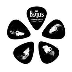 Planet Waves 1CBK6-10B2 plettro 10 pz Celluloide Nero, Bianco