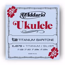 D'Addario EJ87B, Chitarra, Ukulele, 4 pz