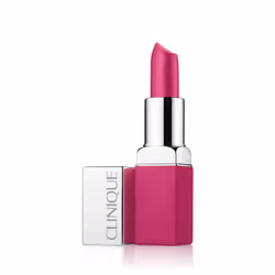 Clinique Pop Matte Lip Colour + Primer, 15 Shock Pop, 3.9g, Viola, Shock Pop, 1 colori, Levigante, Opaco, Crema (colore)
