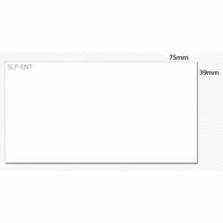 Seiko Instruments SLP-ENT, Bianco, Etichetta per stampante non adesiva, 7,5 cm, 3,9 cm, 600 pz, 300 pz
