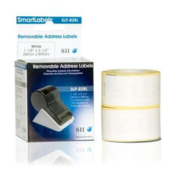Seiko Instruments SLP-R2RL Bianco Etichetta per stampante autoadesiva