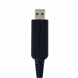 Koss SB45 USB Auricolare Cablato A Padiglione Ufficio Nero, Argento