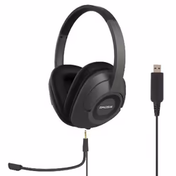 Koss SB42 USB, Cablato, Musica e Chiamate, Auricolare, Nero
