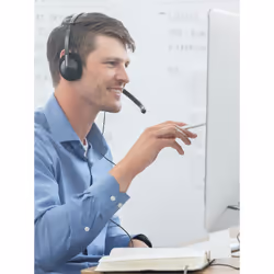 Koss CS195 USB Auricolare Cablato A Padiglione Ufficio USB tipo A Nero - Vista aggiuntiva 2