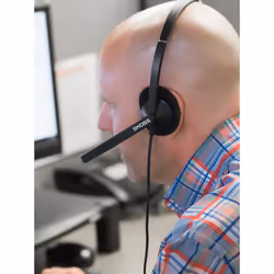 Koss CS195 USB Auricolare Cablato A Padiglione Ufficio USB tipo A Nero - Vista aggiuntiva 3