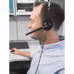 Koss CS195 USB Auricolare Cablato A Padiglione Ufficio USB tipo A Nero - Vista aggiuntiva 5