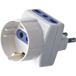 XD Enjoy XDSL1106 adattatore per presa di corrente Blu, Bianco
