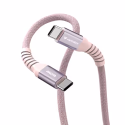 Verbatim Sync & Charge USB-C to USB-C 60W Magnetic 120 cm - Pink cavo USB
