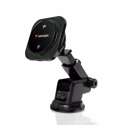 Verbatim Charge 'n' Drive Qi2 RGB, Auto, USB, Carica wireless, 1 m, Nero