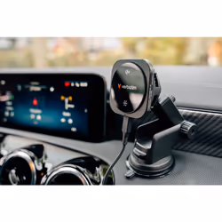 Verbatim Charge 'n' Drive Qi2 Smartphone Nero USB Carica wireless Ricarica rapida Auto - Vista aggiuntiva 4