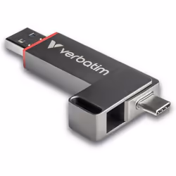 Verbatim Dual QuickStick, 256 GB, USB Type-A / USB Type-C, 3.2 Gen 1 (3.1 Gen 1), 530 MB/s, Altro, Grigio