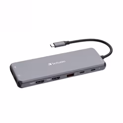 Verbatim CMH-13 USB tipo-C 10000 Mbit/s Argento - Vista aggiuntiva 4