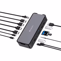 Verbatim CDS-15 Cablato USB 3.2 Gen 1 (3.1 Gen 1) Type-C Nero, Grigio - Vista aggiuntiva 5