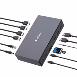 Verbatim CDS-17 Cablato USB 3.2 Gen 1 (3.1 Gen 1) Type-C Nero, Grigio - Vista aggiuntiva 4