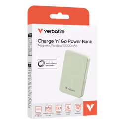 Verbatim Charge 'n' Go Essentials 10000 mAh Carica wireless Verde - Vista aggiuntiva 4