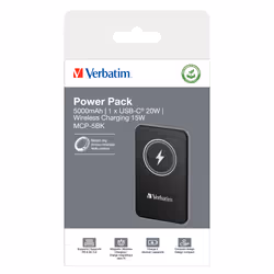 Verbatim Charge 'n' Go Polimeri di litio (LiPo) Carica wireless Nero - Vista aggiuntiva 4