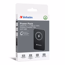 Verbatim Charge 'n' Go Polimeri di litio (LiPo) Carica wireless Nero - Vista aggiuntiva 5