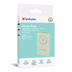 Verbatim Charge 'n' Go Polimeri di litio (LiPo) Carica wireless Verde - Vista aggiuntiva 5