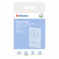 Verbatim Charge 'n' Go Polimeri di litio (LiPo) Carica wireless Blu - Vista aggiuntiva 4