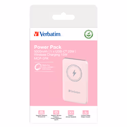 Verbatim Charge 'n' Go Polimeri di litio (LiPo) Carica wireless Rosa - Vista aggiuntiva 4