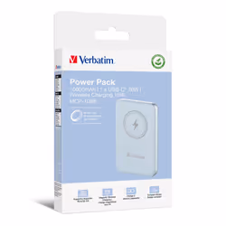 Verbatim Charge 'n' Go Polimeri di litio (LiPo) 10000 mAh Carica wireless Blu - Vista aggiuntiva 5