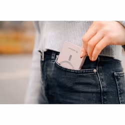 Verbatim Charge 'n' Go Magnetic Wireless Polimeri di litio (LiPo) 10000 mAh Carica wireless Blu - Vista aggiuntiva 7