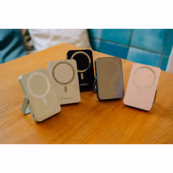 Verbatim Charge 'n' Go Magnetic Wireless Polimeri di litio (LiPo) 10000 mAh Carica wireless Grigio - Vista aggiuntiva 5