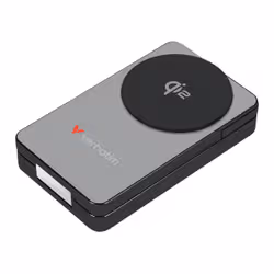 Verbatim 32295 batteria portatile Polimeri di litio (LiPo) 10000 mAh Carica wireless Grigio - Vista aggiuntiva 2