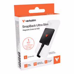 Verbatim SnapBack Ultra Slim SSD 1TB USB tipo-C USB 3.2 Gen 2x2 Nero - Vista aggiuntiva 2