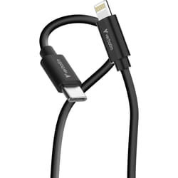 Verbatim 32392 cavo Lightning 1 m Bianco, Nero