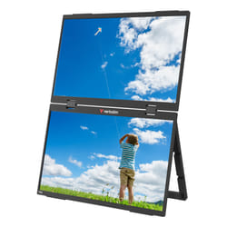 Verbatim Portable 15.6" FHD Dual Monitor Essentials Monitor portatile Nero 39,6 cm (15.6") LCD 1920 x 1080 Pixel