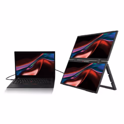 Verbatim Portable 15.6" FHD Dual Monitor Essentials Monitor portatile Nero 39,6 cm (15.6") LCD 1920 x 1080 Pixel - Vista aggiuntiva 5