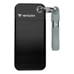 Verbatim Pocket SSD 256 GB USB tipo-C 3.2 Gen 2 (3.1 Gen 2) Nero, Grigio