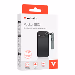 Verbatim Pocket SSD 256 GB USB tipo-C 3.2 Gen 2 (3.1 Gen 2) Nero, Grigio - Vista aggiuntiva 6