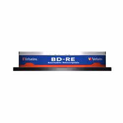 Verbatim BD-RE SL 25GB 2x 10 Pack Spindle, 25 GB, BD-RE, Fuso, 10 pz
