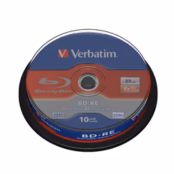 Verbatim BD-RE SL 25GB 2x 10 Pack Spindle 10 pz