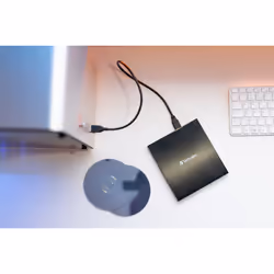 Verbatim 43886 Masterizzatore CD/DVD Esterno - USB 3.2 Gen1 Type-C - Vista aggiuntiva 6