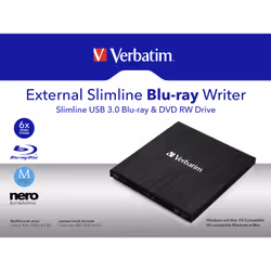 Verbatim External Slimline lettore di disco ottico Blu-Ray RW Nero - Vista aggiuntiva 6