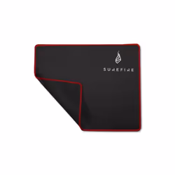 SureFire Silent Flight 320 Tappetino per mouse per gioco da computer Nero, Rosso - Vista aggiuntiva 8