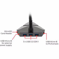 SureFire AXIS 5000 Mbit/s Nero, Grigio - Vista aggiuntiva 3