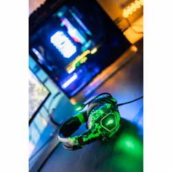 SureFire Skirmish Auricolare Cablato A Padiglione Gaming USB tipo A Nero, Mimetico, Verde - Vista aggiuntiva 6