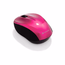 Verbatim Go Nano, RF Wireless, 1600 DPI, Rosa