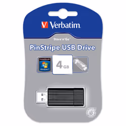 Verbatim PinStripe 4 GB unità flash USB USB tipo A 2.0 Nero - Vista aggiuntiva 5