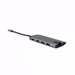 Verbatim 49142 replicatore di porte e docking station per laptop USB 3.2 Gen 1 (3.1 Gen 1) Type-C Nero, Argento - Vista aggiuntiva 4
