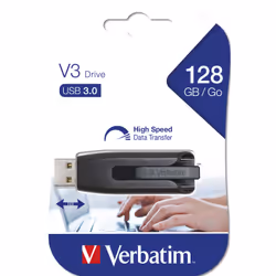 Verbatim V3 - Memoria USB 3.0 128 GB - Nero - Vista aggiuntiva 5