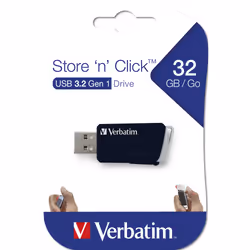 Verbatim Store 'n' Click - Memoria USB 3.2 GEN1 da 32 GB - Nero - Vista aggiuntiva 5